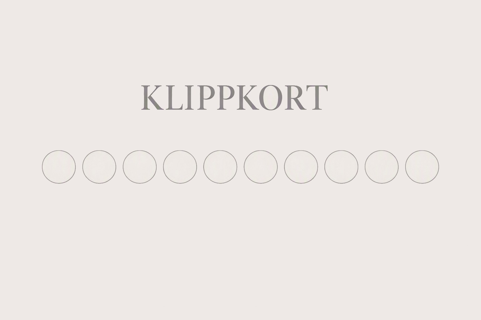 Klippkort bokadirekt hos laserkristallen